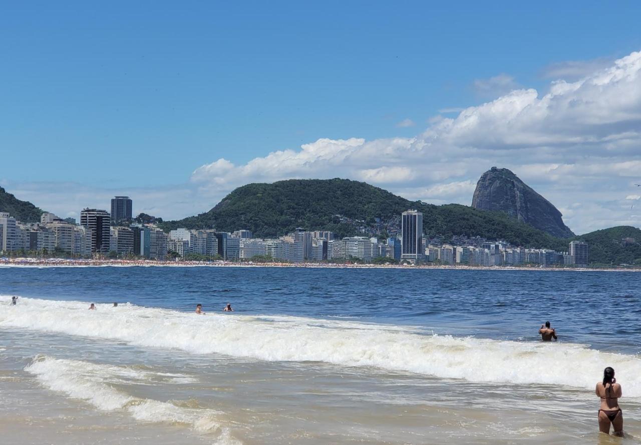 Estudio Em Cobertura Na Praia De Copa-Posto 6 Rio de Janeiro Exterior foto