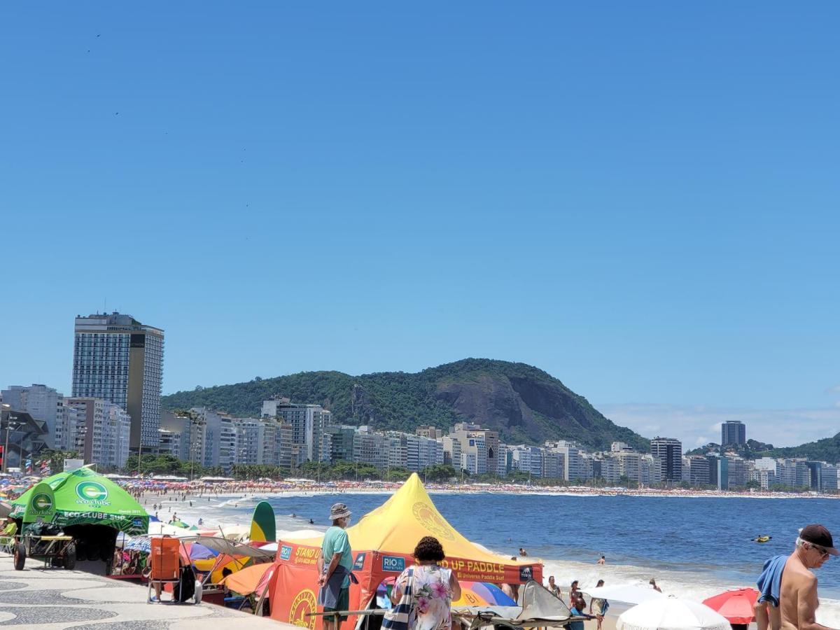 Estudio Em Cobertura Na Praia De Copa-Posto 6 Rio de Janeiro Exterior foto