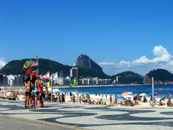 Estudio Em Cobertura Na Praia De Copa-Posto 6 Rio de Janeiro Exterior foto